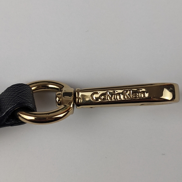 Calvin Klein Saffiano Black Square Tote w/ Detachable Shoulder Strap - Picture 14 of 16